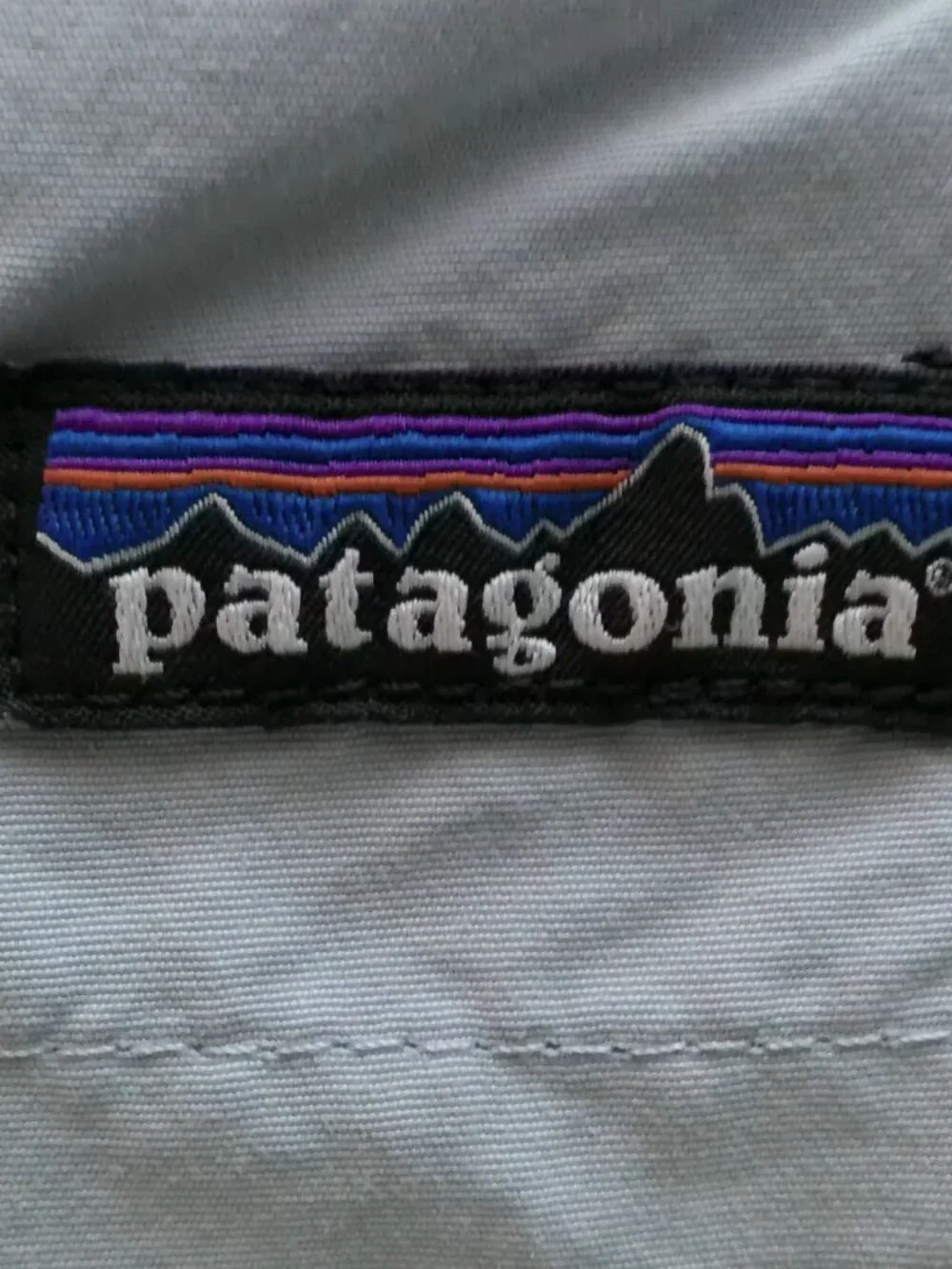 PATAGONIA Elastic Drawstring Lightweight Athletic Light Blue Shorts M - Picture 5 of 9